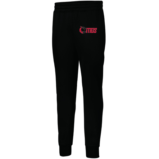 [5566.080.XS-LOGO2] Men's PERFORMANCE FLEECE JOGGER (Adult XS, Black, Logo 2)