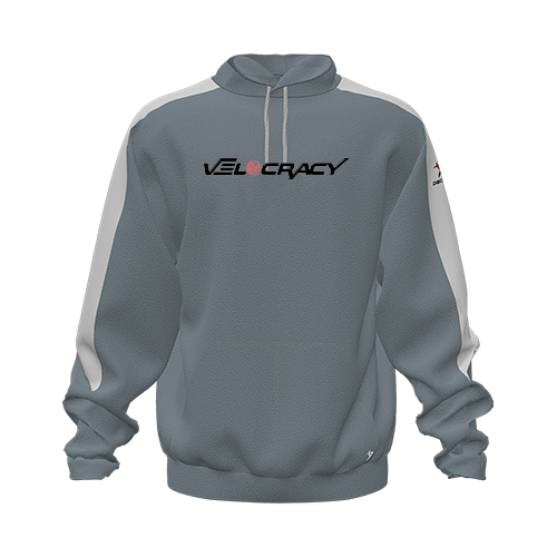 [CUS-DFW-HOOD-FLC-LSL-GRY-YXS-LOGO3] Hoodie (Youth XS, Gray, Logo 3)