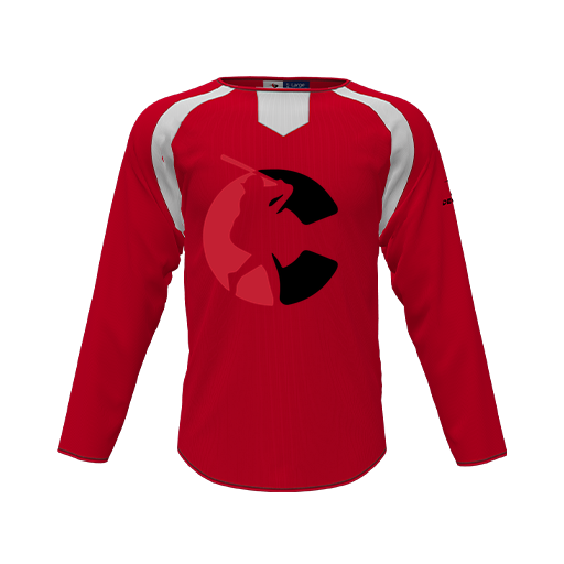 [CUS-DFW-PULL-FLC-CNK-LSL-RED-YS-LOGO1] Pullover (Youth S, Red, Logo 1)