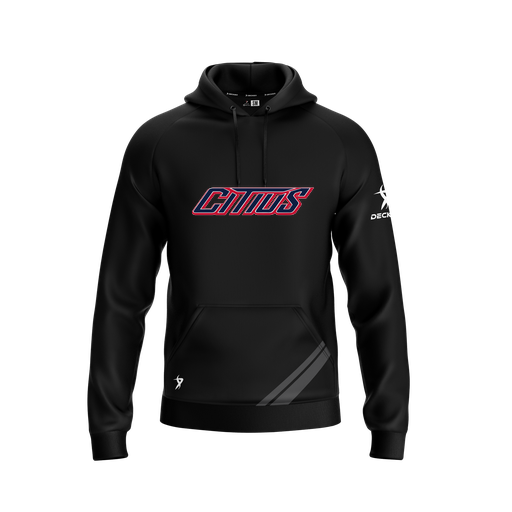 [CUS-DFW-SUHOOD-FLC-LSL-BLK-YXS-LOGO3] Summit Hoodie (Youth XS, Black, Logo 3)