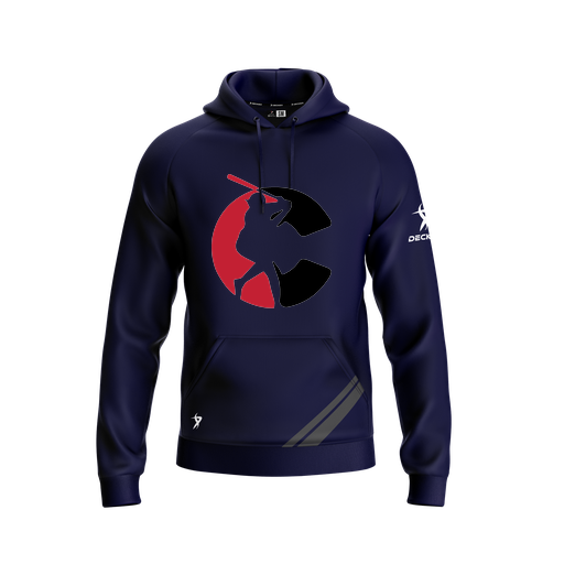 [FOLHSMNV-YXS-LOGO1] Decker Summit Hoodie (Youth XS, Navy, Logo 1)