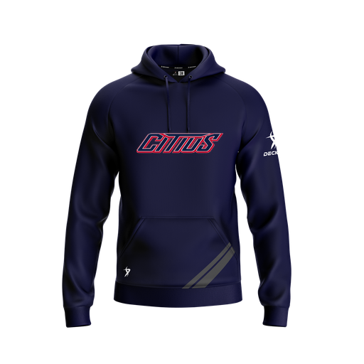 [CUS-DFW-SUHOOD-FLC-LSL-NVY-YXS-LOGO3] Summit Hoodie (Youth XS, Navy, Logo 3)