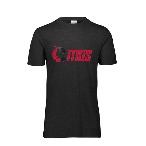 [FTSCUBBK-AS-LOGO2] Decker Men's Tri-Blend T-Shirt - Short Sleeve (Adult S, Black, Logo 2)