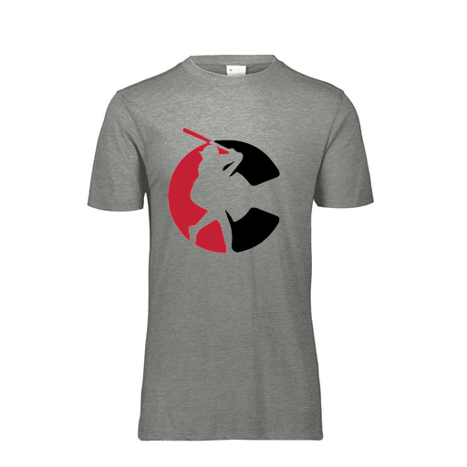 [FTSCUBGY-AS-LOGO1] Decker Men's Tri-Blend T-Shirt - Short Sleeve (Adult S, Gray, Logo 1)