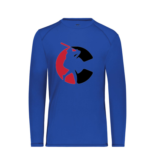 [6845.060.S-LOGO1] Men's SoftTouch Long Sleeve (Adult S, Royal, Logo 1)