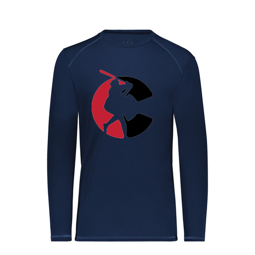 [6846.065.S-LOGO1] Youth SoftTouch Long Sleeve (Youth S, Navy, Logo 1)