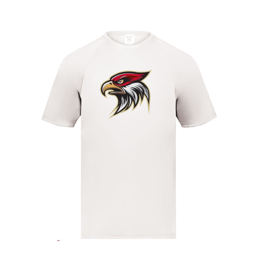 [2791.005.S-LOGO1] Youth Smooth Sport T-Shirt (Youth S, White, Logo 1)
