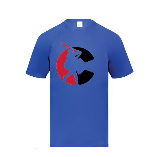 [2791.060.S-LOGO1] Youth Smooth Sport T-Shirt (Youth S, Royal, Logo 1)