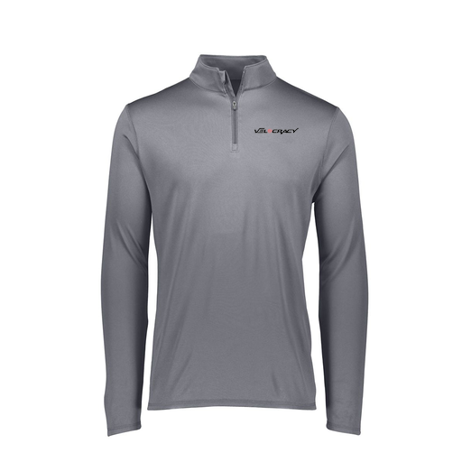 [FTLQFLGY-FAXS-LOGO3] Decker Women's Flex-Lite 1/4 Zip Shirt (Female Adult XS, Gray, Logo 3)