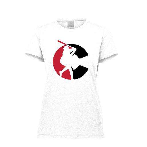 [FTSCUBWH-FAXS-LOGO1] Decker Women's Tri-Blend T-Shirt - Short Sleeve (Female Adult XS, White, Logo 1)