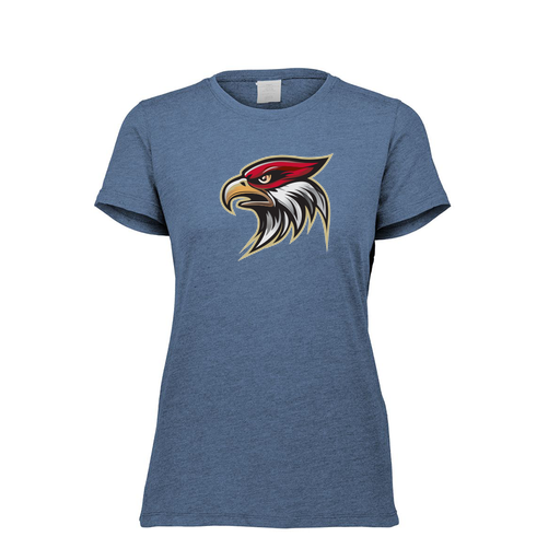[3067.U22.XS-LOGO1] Ladies Ultra-blend T-Shirt (Female Adult XS, Navy, Logo 1)
