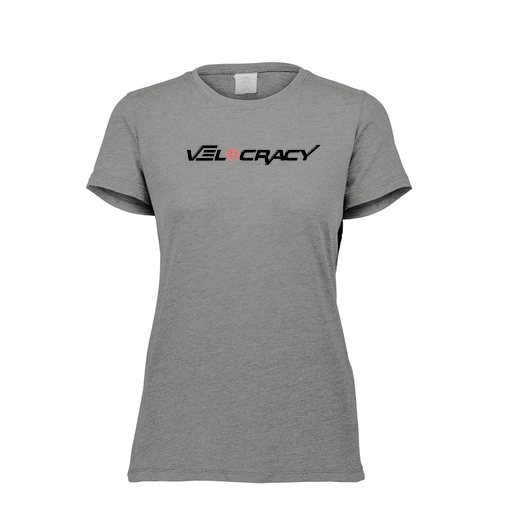 [FTSCUBGY-FAXS-LOGO3] Decker Women's Tri-Blend T-Shirt - Short Sleeve (Female Adult XS, Gray, Logo 3)