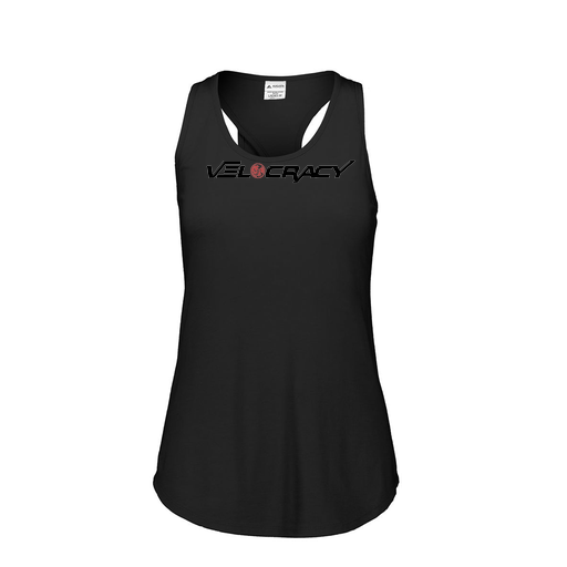 [FT0TUBBK-FAS-LOGO3] Ladies Tri Blend Tank Top (Female Adult S, Black, Logo 3)