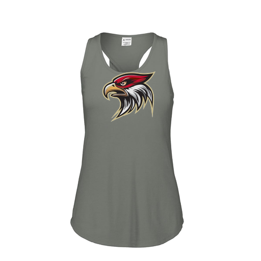 [3078.013.S-LOGO1] Ladies Tri Blend Tank Top (Female Adult S, Gray, Logo 1)