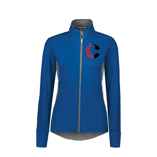 [371263.H73.S-LOGO1] Girls FreeForm Jacket (Female Youth S, Royal, Logo 1)