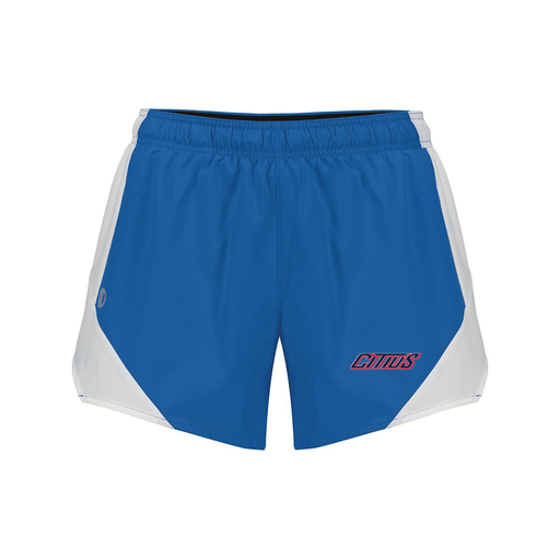 [229489.H02.S-LOGO3] Girls Olympus Shorts (Female Youth S, Royal, Logo 3)