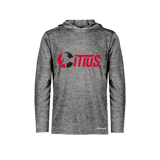 [FOLHCGBK-AS-LOGO2] Men's Charge Hoodie (Adult S, Black, Logo 2)