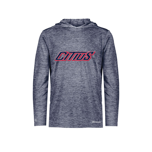 [CUS-DFW-CHGHOOD-PER-LSL-NVY-AS-LOGO3] Men's Charge Hoodie (Adult S, Navy, Logo 3)