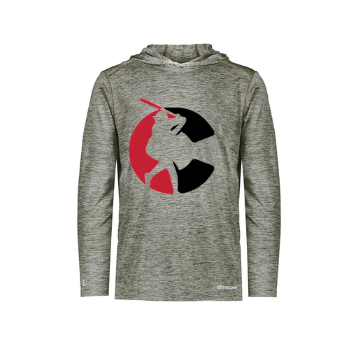 [FOLHCGGY-AS-LOGO1] Decker Men's Charge Hoodie (Adult S, Gray, Logo 1)