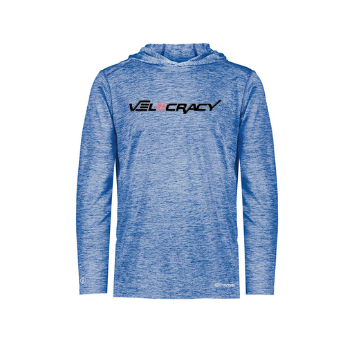 [FOLHCGRY-YS-LOGO3] Decker Youth Charge Hoodie (Youth S, Royal, Logo 3)