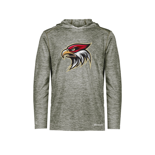 [CUS-DFW-CHGHOOD-PER-LSL-GRY-YS-LOGO1] Youth Charge Hoodie (Youth S, Gray, Logo 1)