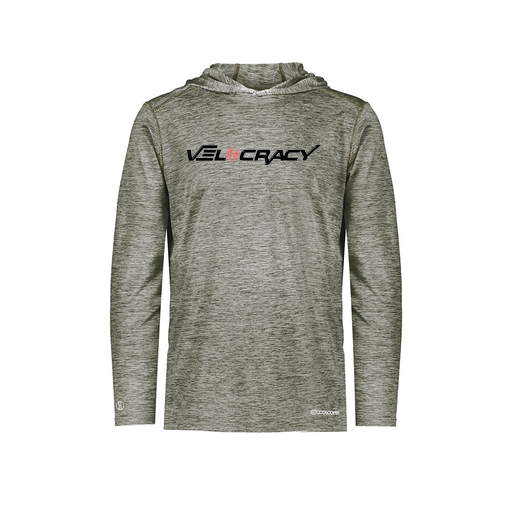 [FOLHCGGY-YS-LOGO3] Decker Youth Charge Hoodie (Youth S, Gray, Logo 3)