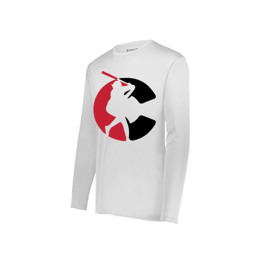 [222822.005.XS-LOGO1] Men's LS Smooth Sport Shirt (Adult XS, White, Logo 1)