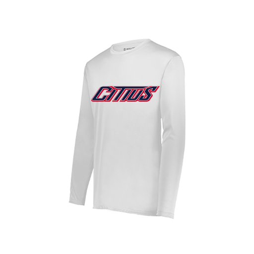 [222822.005.XS-LOGO3] Men's LS Smooth Sport Shirt (Adult XS, White, Logo 3)