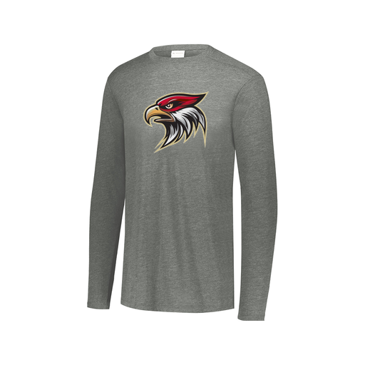 [3075.013.XS-LOGO1] Men's LS Ultra-blend T-Shirt (Adult XS, Gray, Logo 1)