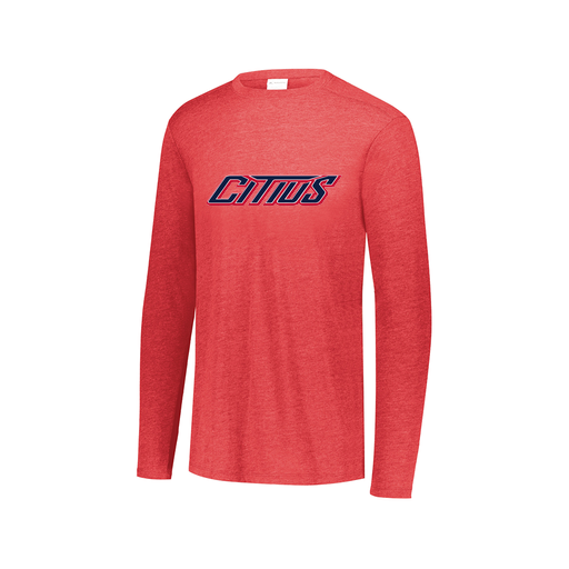 [3075.V96.XS-LOGO3] Men's LS Ultra-blend T-Shirt (Adult XS, Red, Logo 3)