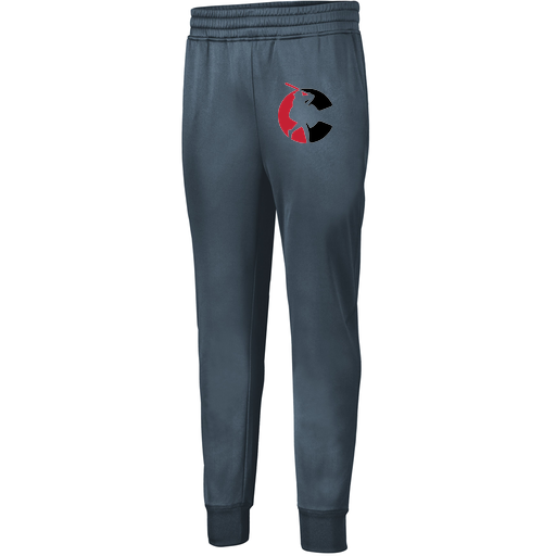 [5566.059.XS-LOGO1] Men's PERFORMANCE FLEECE JOGGER (Adult XS, Gray, Logo 1)