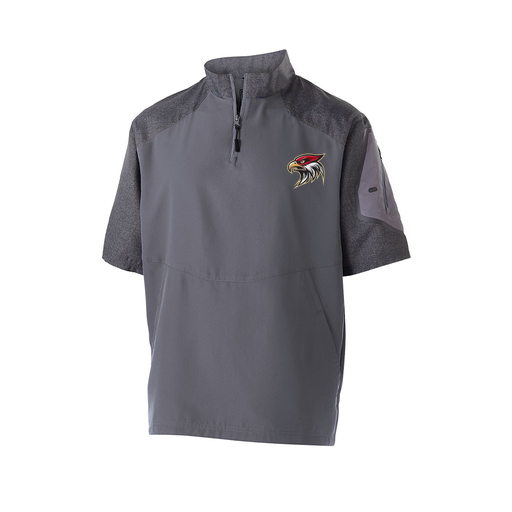 [229545.H60.XS-LOGO1] Men's Raider SS Pullover (Adult XS, Gray, Logo 1)