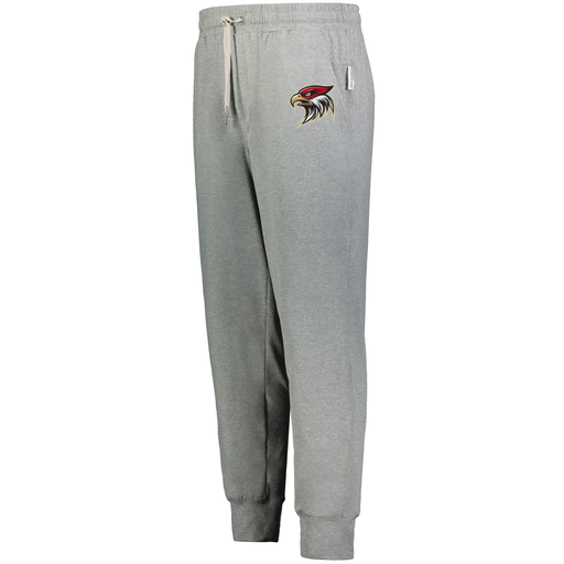 [222599.013.XS-LOGO1] Men's Ventura Soft Knit Joggers (Adult XS, Silver, Logo 1)