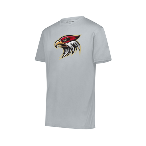[222819.099.XXS-LOGO1] Youth Movement Dri Fit Shirt (Youth XXS, Silver, Logo 1)