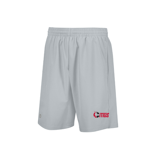 [229656-SIL-YS-LOGO2] Youth Weld Short (Youth S, Silver, Logo 2)