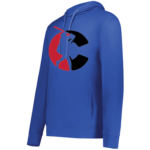 [222698.060.S-LOGO1] YOUTH VENTURA THIN KNIT HOODIE (Youth S, Royal, Logo 1)
