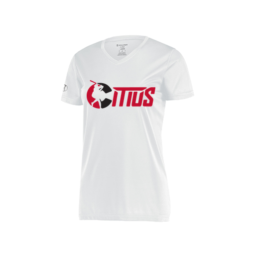 [222820.005.S-LOGO2] Ladies Movement Dri Fit Shirt (Female Adult S, White, Logo 2)