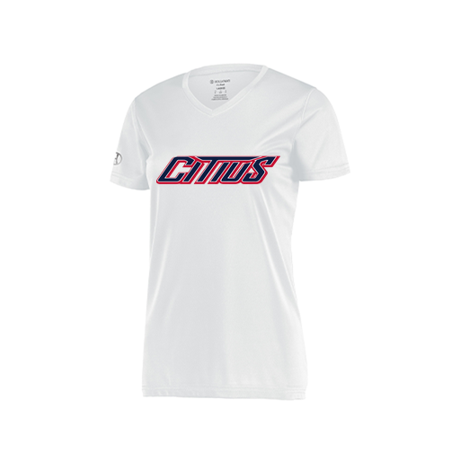 [222820.005.S-LOGO3] Ladies Movement Dri Fit Shirt (Female Adult S, White, Logo 3)