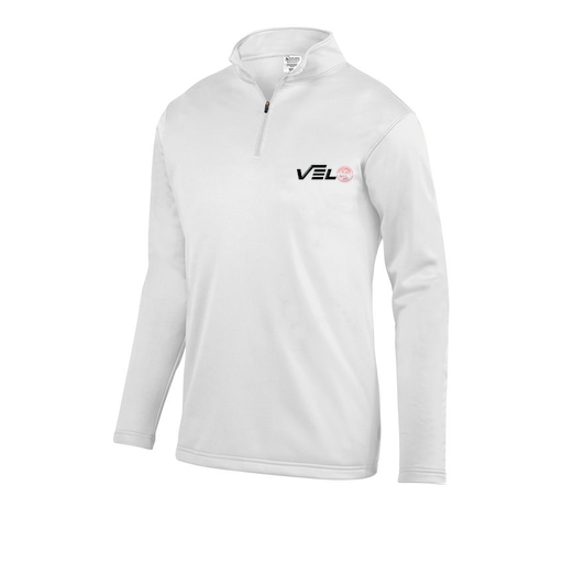 [5508.005.S-LOGO4] Youth FlexFleece 1/4 Zip (Youth S, White, Logo 4)