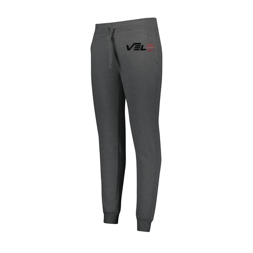 [229748.E84.XS-LOGO4] Ladies 60/40 Fleece Jogger (Female Adult XS, Gray, Logo 4)