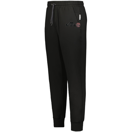 [222599.080.XS-LOGO4] Men's Ventura Soft Knit Joggers (Adult XS, Black, Logo 4)