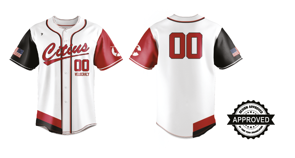 White Full Button Jersey - Fall '25