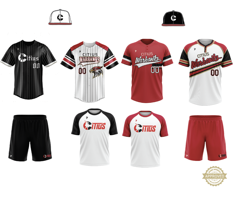 Citius Baseball Organization - 2025 Uniform Package